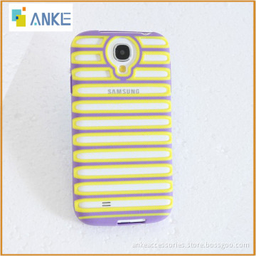 Unique Hollow Ladder Design,Combo Flexible TPU+PC Case for Samsung Galaxy S4 i9500,Wholesale OEM ODM Welcome